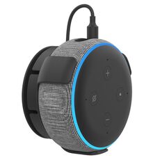 Per Amazon Echo Dot 3 AhaStyle PT62 Staffa da parete Staffa per altoparlante intelligente nera