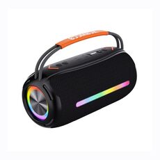 T&G X360 Altoparlante Bluetooth colorato RGB da 20 W Altoparlante stereo 3D portatile da esterno (nero)