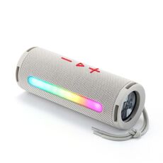 T&G TG374 Altoparlante Bluetooth stereo portatile 3D Subwoofer Supporto scheda FM / TF / Luce RGB (grigio)