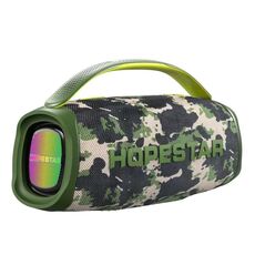 Altoparlante Bluetooth wireless portatile da esterno HOPESTAR A40 da 80 W (verde)