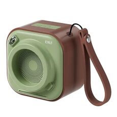 EWA A132 Mini altoparlante stereo wireless Bluetooth portatile (marrone verde)
