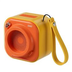 EWA A132 Mini altoparlante stereo wireless Bluetooth portatile (giallo arancione)