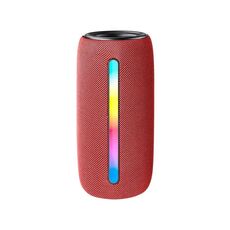 L12 Altoparlante portatile wireless compatibile con Bluetooth LED colorato (rosso)