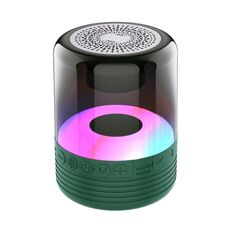 T&G TG369 Altoparlante Bluetooth wireless portatile mini LED (verde)