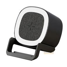 L28 Altoparlante Bluetooth con luce notturna per atmosfera di ricarica wireless 4 in 1 da 15 W (nero)