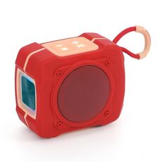 T&G TG661 Altoparlante Bluetooth wireless portatile da esterno a LED colorato (rosso)