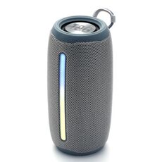 T&G TG663 Subwoofer esterno per altoparlante wireless Bluetooth portatile colorato a LED (grigio)