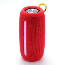 T&G TG663 Subwoofer esterno portatile con altoparlante wireless Bluetooth a LED colorato (rosso)