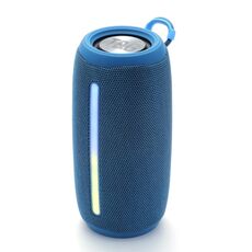 T&G TG663 Subwoofer esterno portatile con altoparlante wireless Bluetooth a LED colorato (blu)