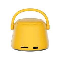 EWA A20 Mini altoparlante Bluetooth con radiatore per bassi in metallo (giallo)