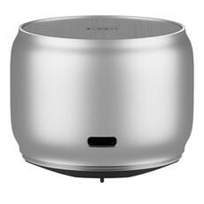 EWA A126 Mini Bluetooth 5.0 Altoparlante con radiatore per bassi in metallo (argento)