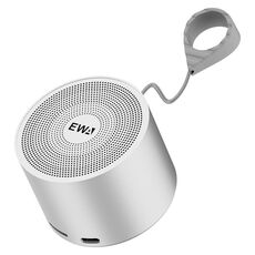 EWA A129 Mini altoparlante in metallo con radiatore per bassi Bluetooth 5.0 (bianco)
