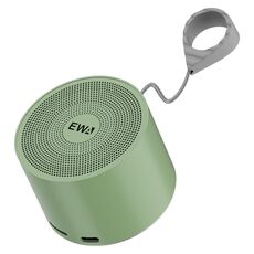 EWA A129 Mini altoparlante in metallo con radiatore per bassi Bluetooth 5.0 (verde)