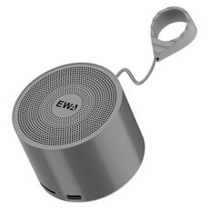 EWA A129 Mini Bluetooth 5.0 Altoparlante con radiatore per bassi in metallo (grigio)