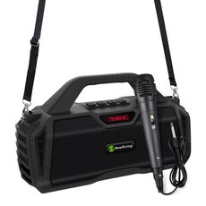 NewRixing NR6011 Altoparlante Bluetooth wireless portatile da 20 W Subwoofer TWS (nero)