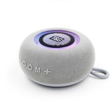 T&G TG-411 Altoparlante Bluetooth wireless TWS portatile da esterno con luce colorata RGB (grigio)
