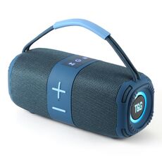 T&G TG-668 Altoparlante Bluetooth wireless Subwoofer portatile TWS con maniglia (blu)