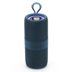 T&G TG-671 Altoparlante subwoofer stereo 3D wireless portatile con FM/USB/LED (blu)