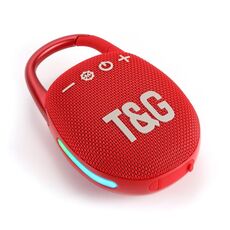 T&G TG447 Mini altoparlante portatile Bluetooth per sport all'aria aperta (rosso)