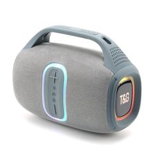 T&G TG674 TWS Altoparlante portatile wireless Bluetooth per esterni con luce RGB (grigio)