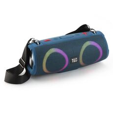 T&G TG676 30W Music Battle Drum Altoparlante portatile Bluetooth con luce RGB (blu)