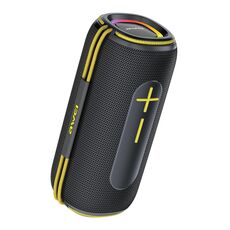 awei KA5 Altoparlante Bluetooth portatile con luce RGB colorata per esterni (nero giallo)
