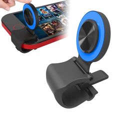 A9 Direct Mobile Clip Games Joystick Artifact Hand Travel Button Sucker con supporto ad anello per iPhone, telefono Android, tablet (blu)