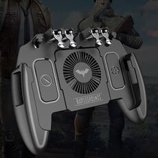 M11 Battery Fan Edition Gamepad multifunzione per telefono cellulare con collegamento a sei dita con staffa, adatto per telefoni cellulari da 4,7-6,5 pollici