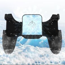 S-03 Gamepad per telefono cellulare con raffreddamento a semiconduttore con collegamento a sei dita con staffa, adatto per telefoni cellulari da 4,7-6,5 pollici