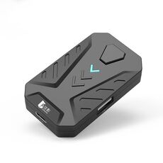GAMWING MIX Portatile Bluetooth 4.0 Tastiera Mouse Convertitore Strumento ausiliario per mangiare pollo (nero)
