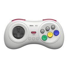 Gamepad Bluetooth 8BitDo M30 per Nintendo Switch, Mac OS, Android, Steam, Windows (Bianco)