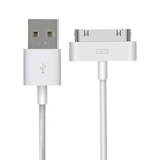 Cavo di sincronizzazione dati da 3 m a 30 pin per iPhone / iPad, lunghezza: 3 m (bianco)