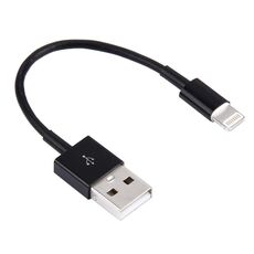 8 PIN a USB Sync Data / Cavo di ricarica, Durata del cavo: 13 cm (nero)