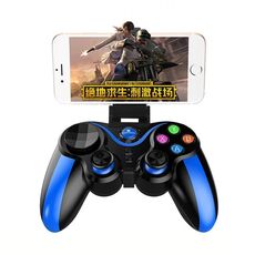 IOS Android Game Maniglia Bluetooth Connessione diretta Maniglia PC TV Maniglia del gioco (013 Blu)