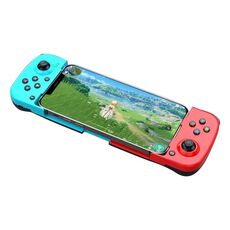 Controller di gioco telescopico BT 5.0 D3 per telefono cellulare Android IOS (rosso blu)