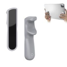 Supporto per tablet Impugnatura in silicone Impugnatura per tablet PC portatile Dito ausiliario per giochi (grigio)