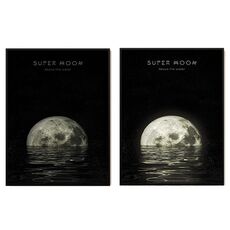 Altoparlante Bluetooth Pittura luminosa Decorazione camera da letto Luce notturna Spina USB (Cielo stellato serie C)