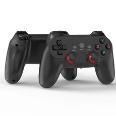 Controller di gioco wireless 2.4G One-to-two per PC / Android / TV Box (nero)