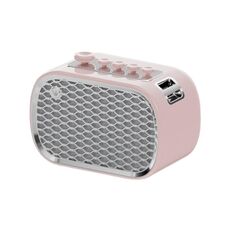 P13 Altoparlante Bluetooth wireless da tavolo con funzione di collegamento al comodino e alla scrivania, multifunzione, con rumore bianco (rosa)