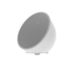 Per Amazon Echo Spot (versione 2024) Custodia protettiva in silicone (grigio bianco)