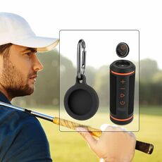Per Bushnell Wingman Golf GPS Speaker Remote Control Cover in silicone con gancio (nero)