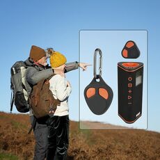 Per Bushnell Wingman View Golf GPS Speaker Remote Control Custodia protettiva in silicone con gancio (nero)