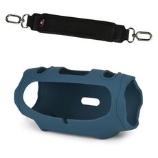 Per JBL Xtreme 4 Speaker Custodia in silicone con tracolla di decompressione Guscio protettivo portatile (blu)
