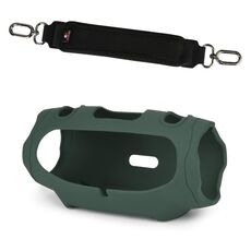 Per JBL Xtreme 4 Speaker Custodia in silicone con tracolla di decompressione Guscio protettivo portatile (verde)