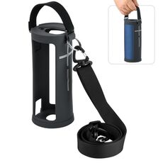 Per Ultimate Ears MEGABOOM 3 Speaker Custodia in silicone con tracolla staccabile (nero)