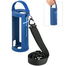 Per Ultimate Ears MEGABOOM 3 Speaker Custodia in silicone con tracolla staccabile (blu)