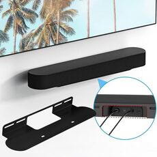 Supporto da parete in metallo per soundbar Sonos Beam Gen 2 / Gen 1 (nero)