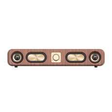 Havit M16 Retro HIFI Stereo Desktop Wireless Bluetooth Speaker (Colore venatura del legno)