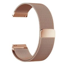 Cinturino per orologio in acciaio inossidabile Milanese xDfind da 14 mm (oro rosa)