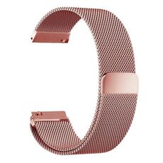 Cinturino per orologio in acciaio inossidabile Milanese xDfind da 18 mm (rosa)